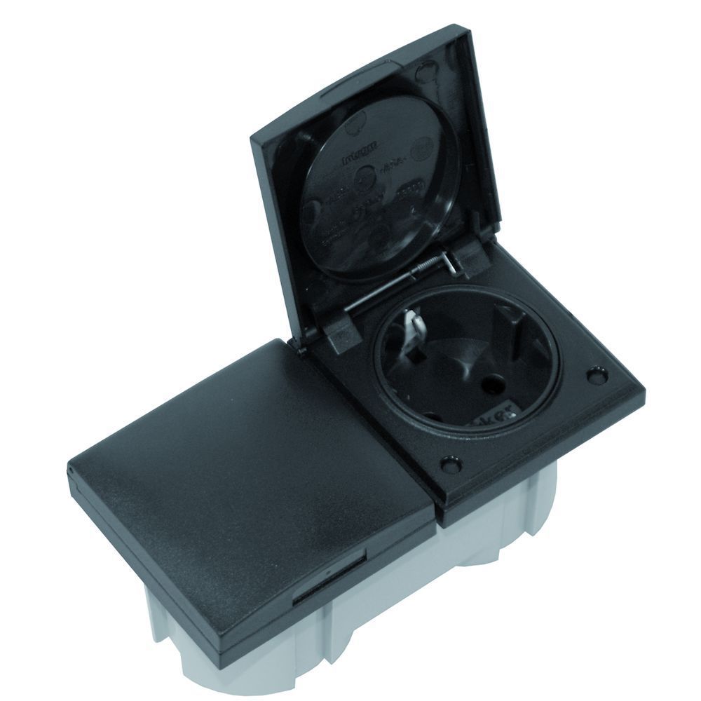 Inbouw stopcontact Berker Doeco, Thuis in iedere keuken